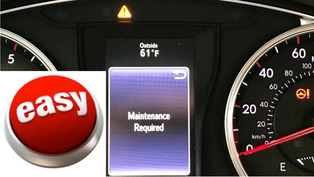 How To Turn Off Maintenance Light On Toyota Camry